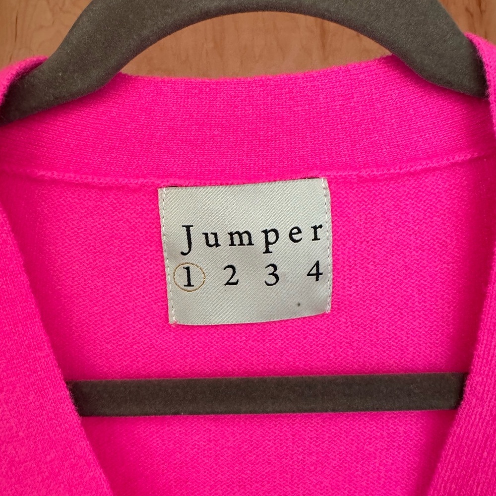 Jumper cashmere hot pink sweater - Picture 3 of 3